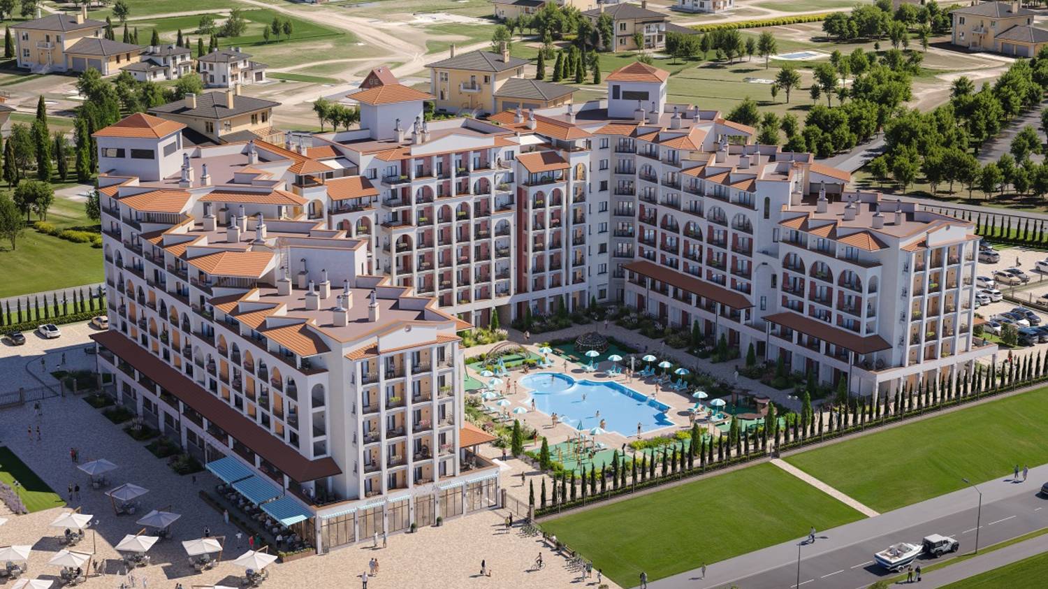 Комплекс апартаментов "Alba del Mare" в Евпатории