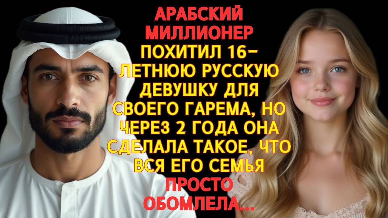 АРАБСКИЙ МИЛЛИОНЕР ПОХИТИЛ 16-ЛЕТНЮЮ РУСКУЮ ДЕВУШКУ,НО СПУСТЯ 2 ГОДА ОНА СТАЛА ГЛАВНОЙ В ЕГО ГАРЕМЕ
