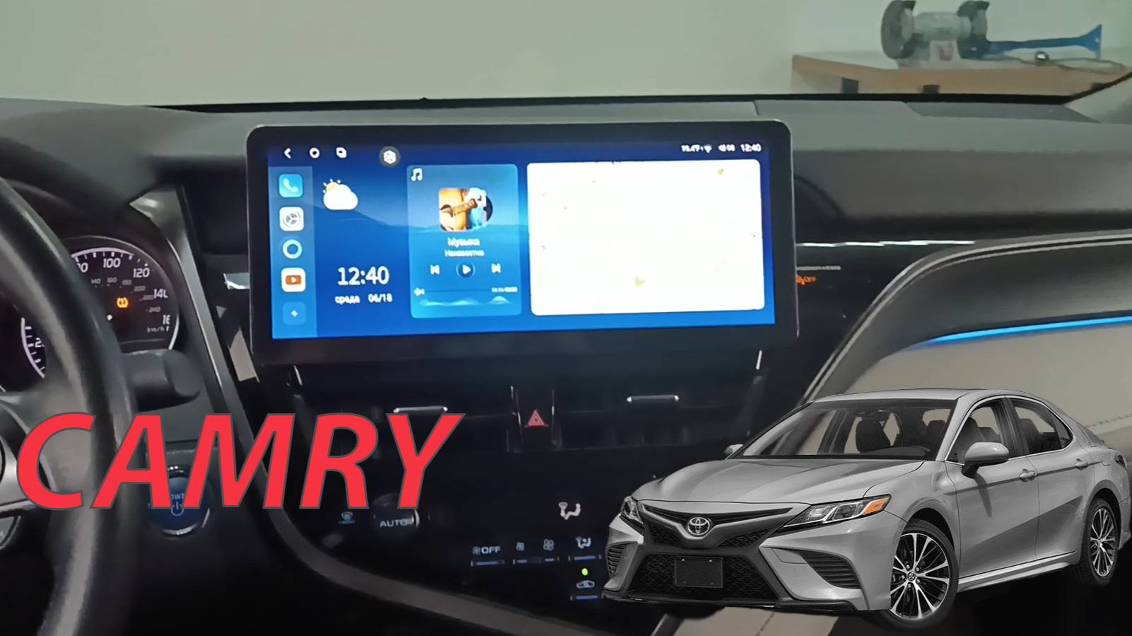 Установка и обзор магнитолы Ultra на Camry 75 американской сборки