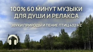 60 минут музыки для души для полного релакса / Расслабься СЕЙЧАС и отдохни / Звуки природы 432 Hz