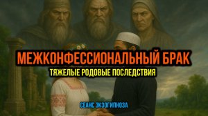 МЕЖКОНФЕССИОНАЛЬНЫЙ БРАК. ТЯЖЁЛЫЕ РОДОВЫЕ ПОСЛЕДСТВИЯ: СЕАНС ЭКЗОГИПНОЗА