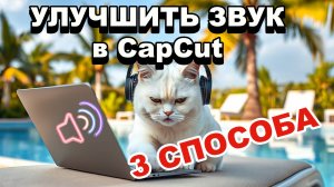 Как улучшить звук в CapCut: 3 СПОСОБА | Настройка аудио для TikTok и Reels