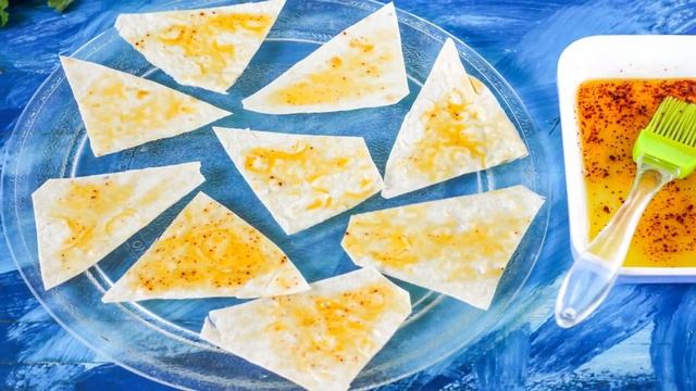 Чипсы из лаваша в микроволновке