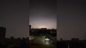 Гроза в Омске 18.06.2025г.