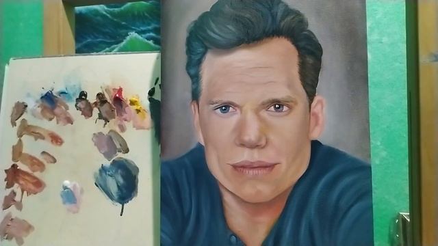 Портрет Генри Кавилла актер с фильма Супермен и Ведьмак портрет маслом