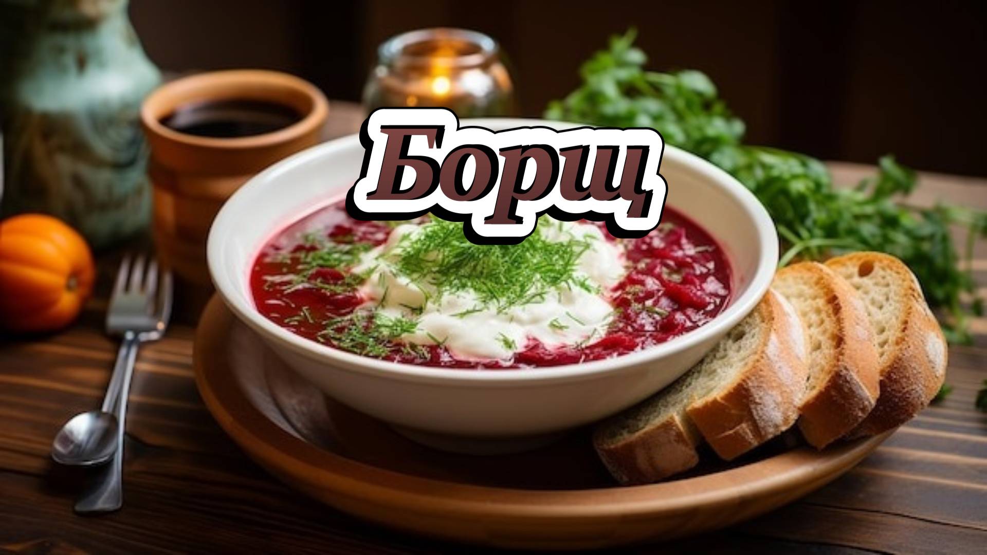 Рецепт приготовления классического "Борща"