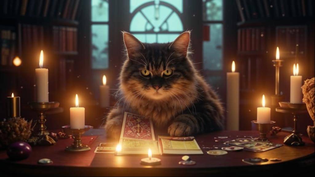 ✨ Прямо СЕЙЧАС Вселенная готова шепнуть вам подсказку... через Мудрого Кота! 🐱⬛🔮