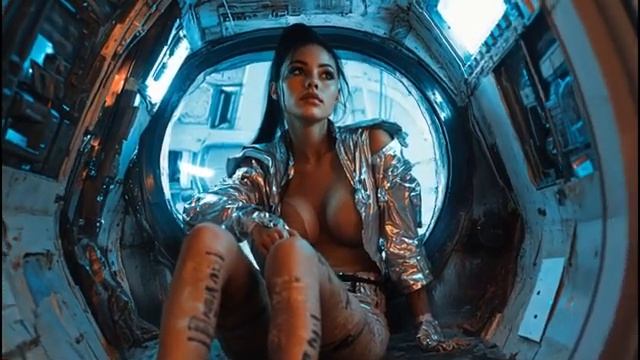 Девушки на космической станции 29