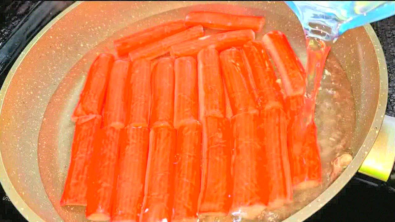 Секрет ресторанной крабовой палочки! Гости сходят с ума — готовлю ТАК всегда! Просто и вкусно