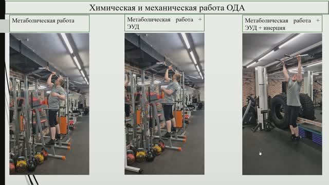 Особенности химической(метаболической) и механической(ЭУД) работы ОДА