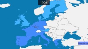 Европейский союз - краткая история на карте (1080p)