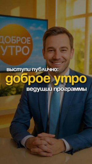 Выступи публично, как ведущий доброго утра
