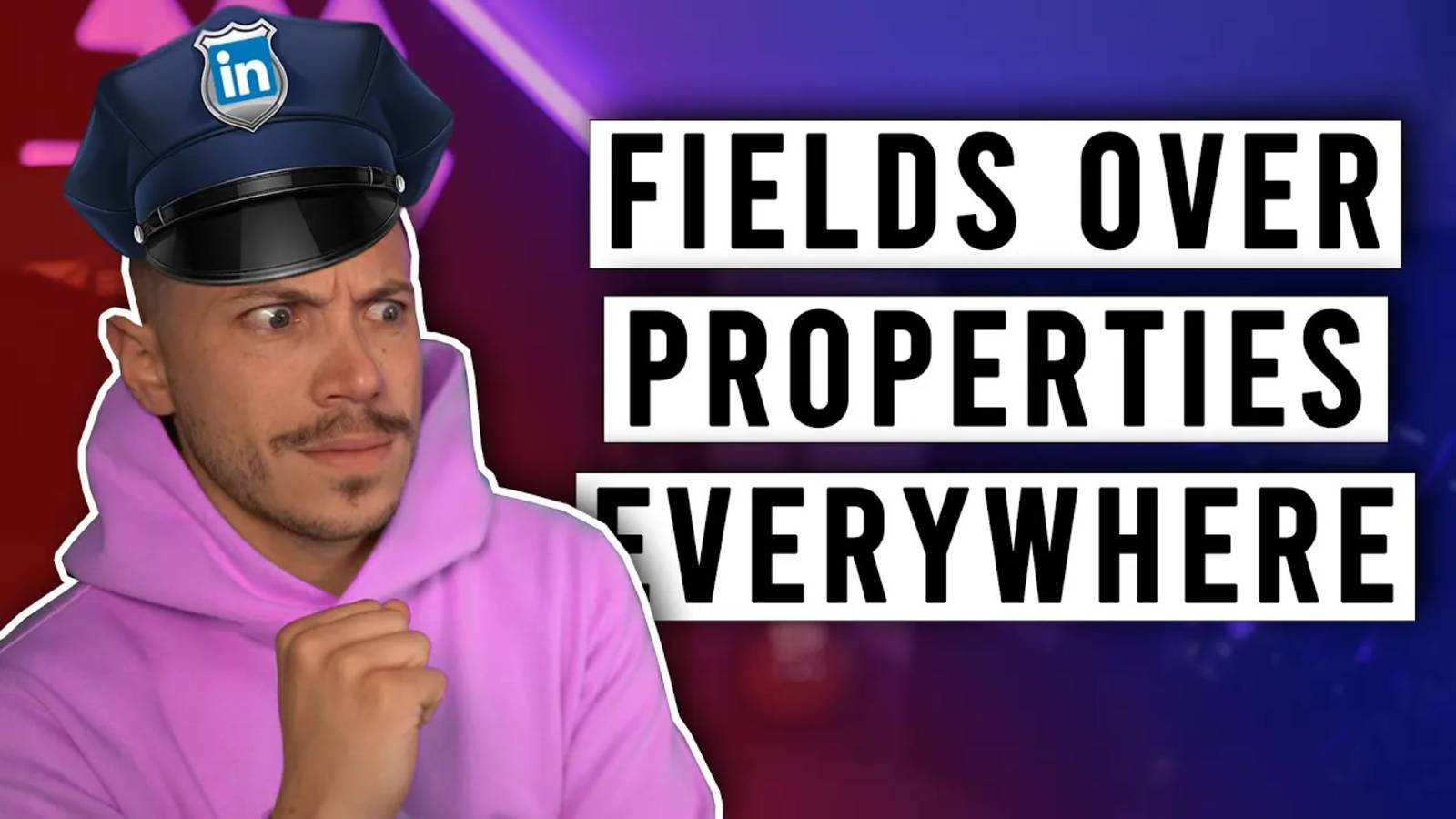 ＂Stop Using Properties in C#, Just Use Fields＂ ｜ Code Cop #013