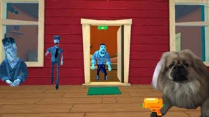 Чарлик заморозил злого соседа!игра: dark riddle