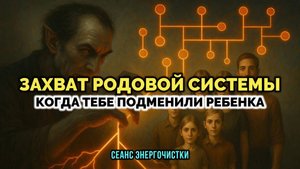 ЗАХВАТ РОДОВОЙ СИСТЕМЫ. КОГДА ТЕБЕ ПОДМЕНИЛИ РЕБЕНКА. СЕАНС ЭНЕРГОЧИСТКИ
