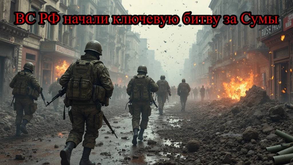 19.06.2025 СВО: Российские силы начали ключевую битву за Сумы - Карта боевых действий
