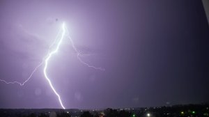 Вечерняя сильная гроза 26 июня 2022