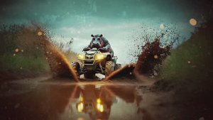 Insta 360 на квадроцикле - первый тест (пока без грязи)