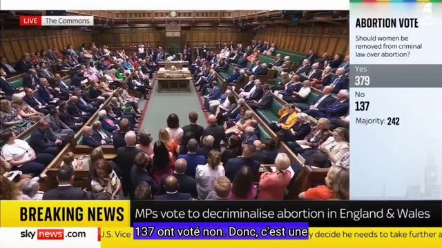 ✔️ Британский парламент проголосовал за легализацию абортов вплоть до момента рождения ребенка