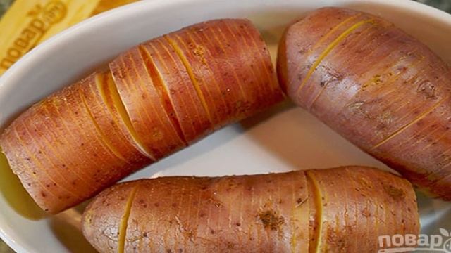 Чипсы из картофеля в мундире с дипом
