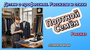 Портной Семён. Рассказы и стихи детям. любовь к профессии. Детский писатель Левинов Иран.