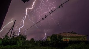 Мощная гроза с пылевым шквалом 29 июля 2022