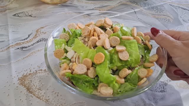 Салат Цезарь по другому