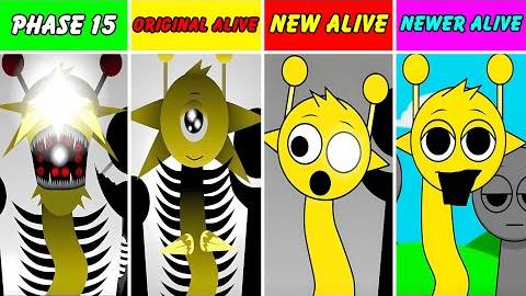 Incredibox Sprunki: Фаза 15, но оригинальный живой против Фаза 15, но новый живой против Фаза 15