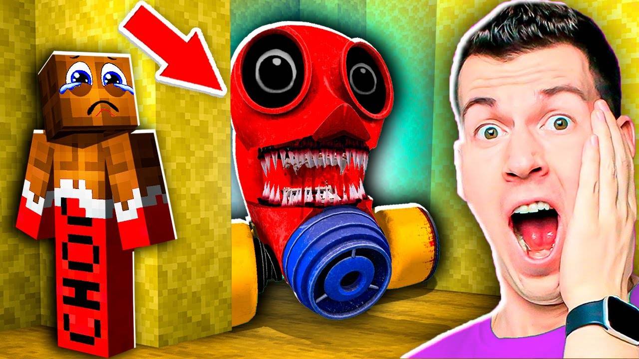 😱 Вот ПОЧЕМУ Эта  СТРАШНАЯ  Маска МОНСТР Завела Нас В ЗАКУЛИСЬЕ Майнкрафт ! Poppy Playtime 3