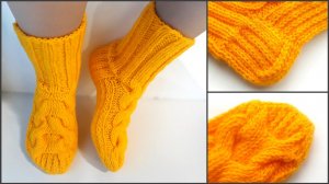 Носки на круговых спицах в технике Magic loop. Идеальный мысок. Мастер-класс. Вязание спицами