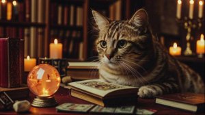 ✨ Прямо СЕЙЧАС Вселенная готова шепнуть вам подсказку... через Мудрого Кота! 🐱⬛🔮