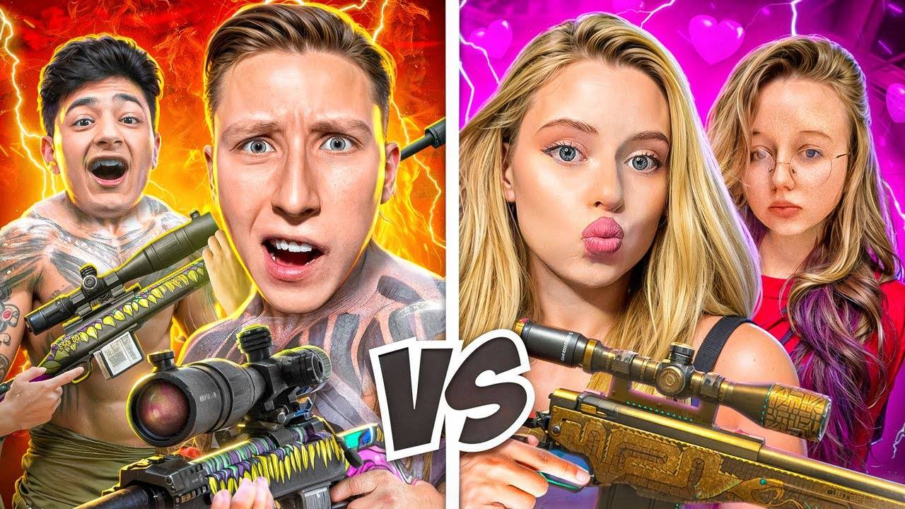 ПОТНАЯ ДУЭЛЬ ДЕВОЧКИ AWM vs МАЛЬЧИКИ M40 в STANDOFF 2