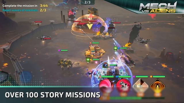 Трейлер Mech vs. Aliens (запуск)