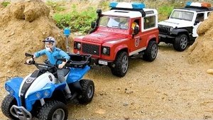 Полицейская машина, пожарная машина и Скорая помощь - Коллекция игрушечных машинок