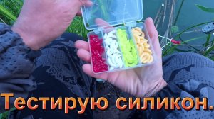 Тестирую силиконовые наживки