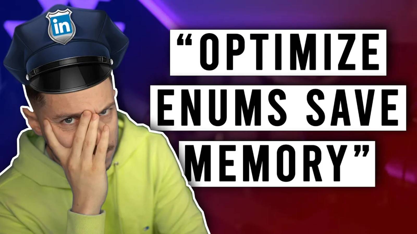 “Turn All Your Enums Into Bytes Now!” ｜ Code Cop #014