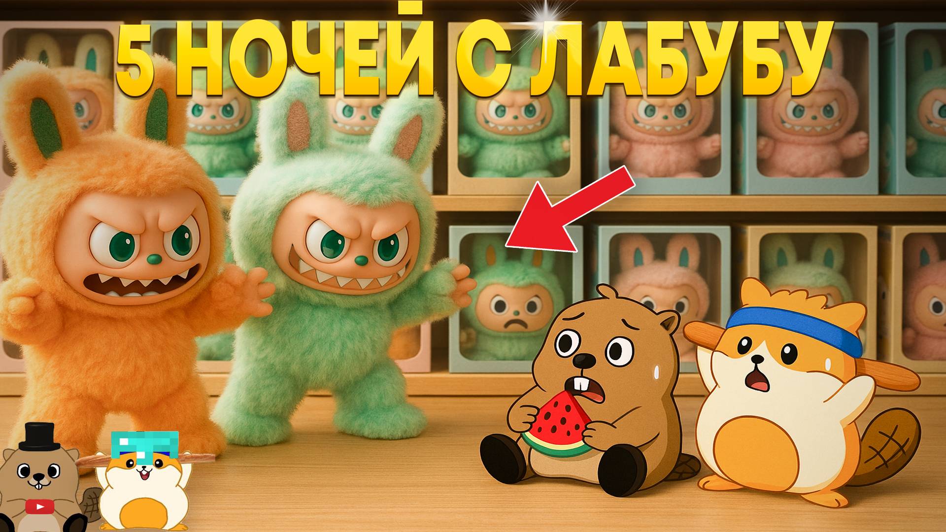 СТРАННЫЕ 5 НОЧЕЙ С ЛАБУБУ! САМАЯ СТРАШНАЯ ИГРА 2025 ГОДА