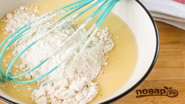 Блины треугольником с начинкой