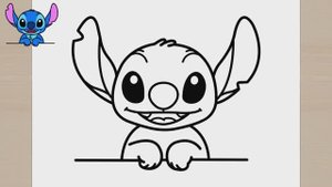 Как рисовать Стича легко