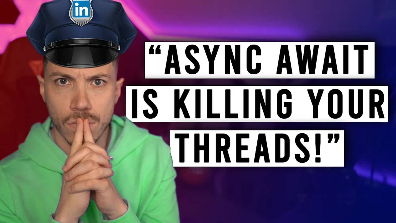 ＂Stop Using Async Await in .NET to Save Threads＂ ｜ Code Cop #018