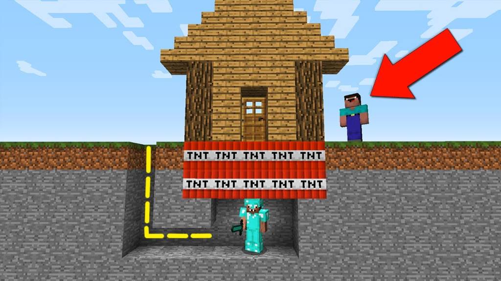 ДОМ ЛОВУШКА 100% ЗАЩИТА ОТ НУБА В МАЙНКРАФТ! НУБ ПРОТИВ ПРО В MINECRAFT! ТРОЛЛИНГ