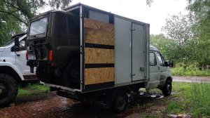 Перевозка уаза31519 на соболе 4×4.