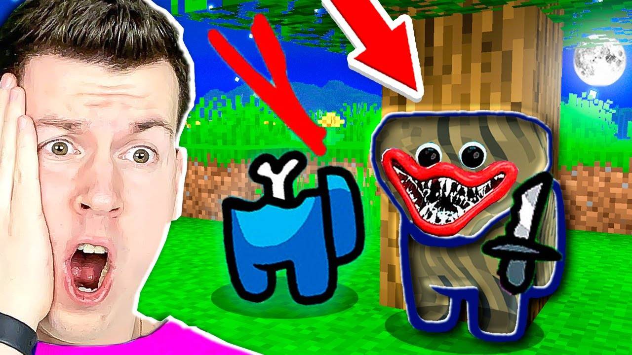 😱 использую  ХАКЕРСКИЕ  Читы в Among US, но ВСЕ игроки - ХАГИ ВАГИ в Майнкрафт !
