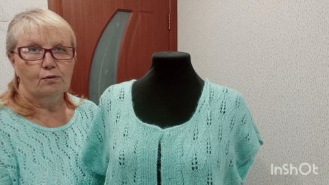 Ещё одна Чудесная Готовая Работа. Вяжется Шикарная Кофточка.