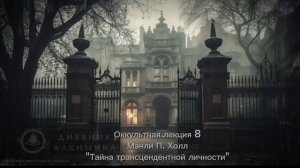 8. Тайна трансцендентной личности / ЛЕКЦИЯ / Мэнли П. Холл