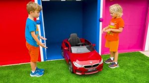 Влад и Ники - Крис помогает Алисе найти ее машинки