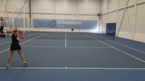 15.06.2025. Высшая лига. Романово. В.Семенова - Н.Лемягова 2-0 (6-3; 7-5) Большой теннис в Липецке