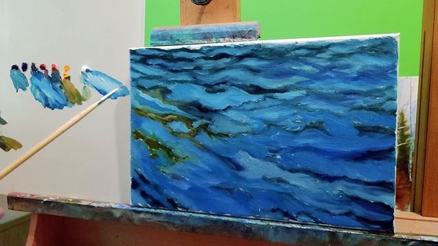 Как рисовать воду,отражение,рябь на воде,блики для начинающих|how to draw water #art смотреть онлайн