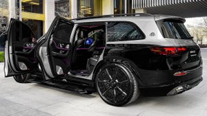 Новая серия Maybach GLS 600 Night 2025 года — звук, интерьер и экстерьер