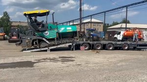 Погрузка тяжелой техники